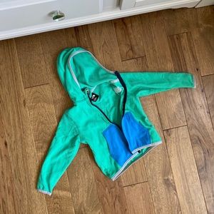 Toddler North Face Fleece Jacket Teal Unisex